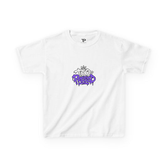 Too PressD Kids Tee — White Streetwear T‑Shirt