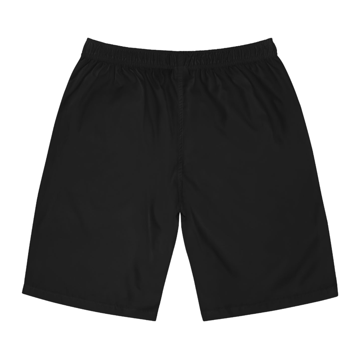 Never Stop' Men's Board Shorts — Black Streetwear Swim Trunks