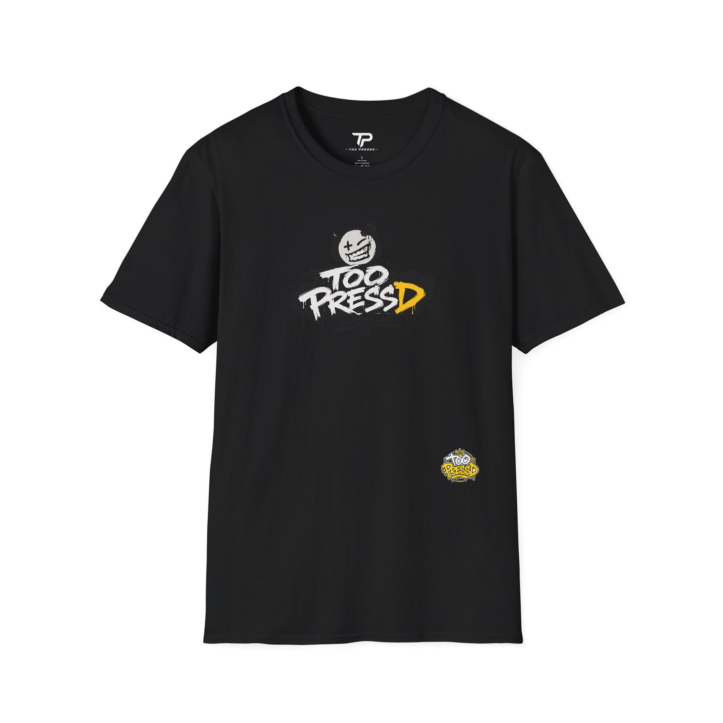 Too Pressed Graphic T-Shirt — Streetwear Logo Tee
