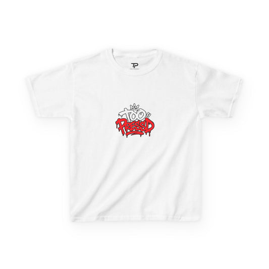 Kids T-Shirt - 'Too PressD' Graffiti Logo Tee